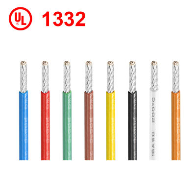 UL1332 FEP Insulated Wire with Tinned Copper Conductor Flexible and 200℃ Rated Temperature for Home Appliance