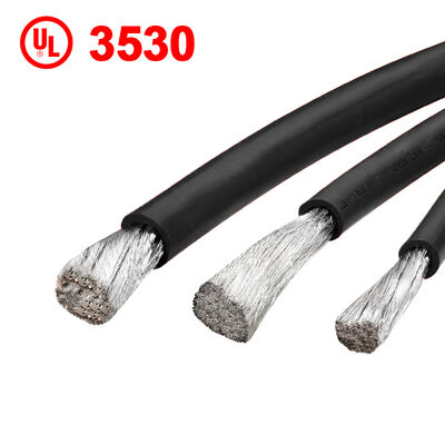 UL3530 Кабель для батареи 200C Высокая температура 600V Назначенное напряжение Супермягкий силиконовый провод для системы хранения энергии