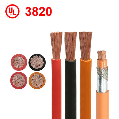 Кабель аккумуляторный UL3820 XLPE 125C 1000V высоковольтный кабель для электромобилей для автомобильного и промышленного использования